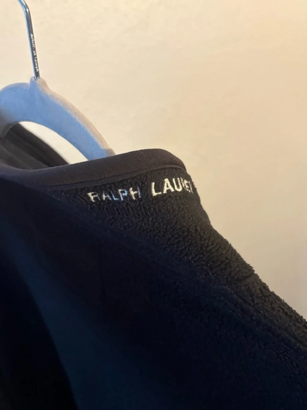 Ralph Lauren RL Polo Jeans Co. Black Fleece Zip Jacket